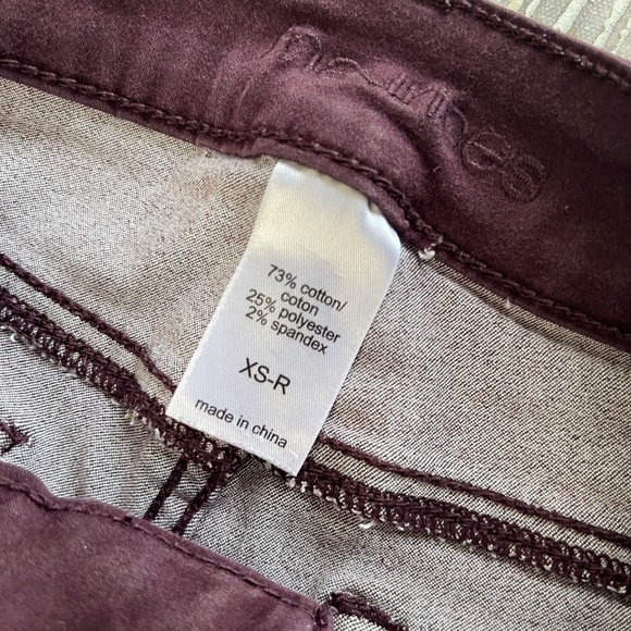 Maurices The Skinny Ponte Ankle Pant Small Purple XS - Picture 4 of 8